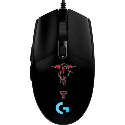 Texas Tech University Red Raiders Logo G203 Prodigy RGB Wired Gaming Mouse Skin